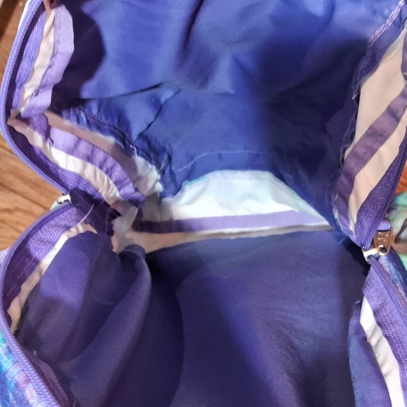 JanSport 5 pocket multicolor backpack with water bottle holder - Picture 4 of 9